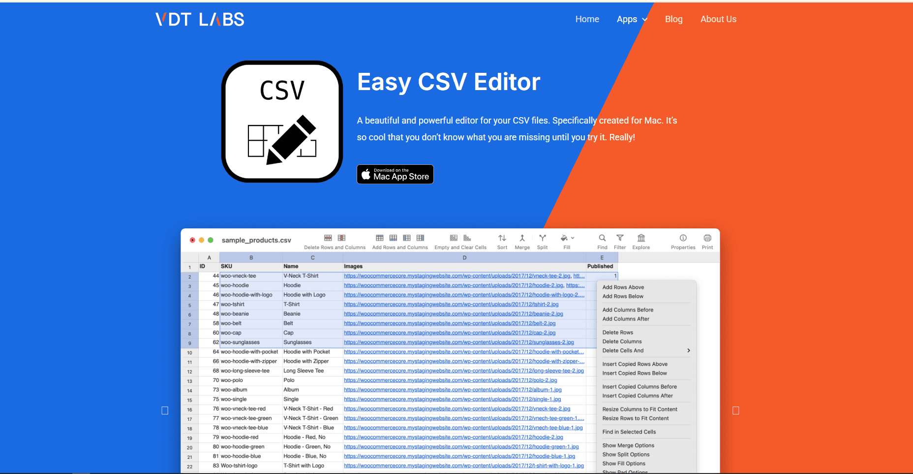 Easy CSV Editor
