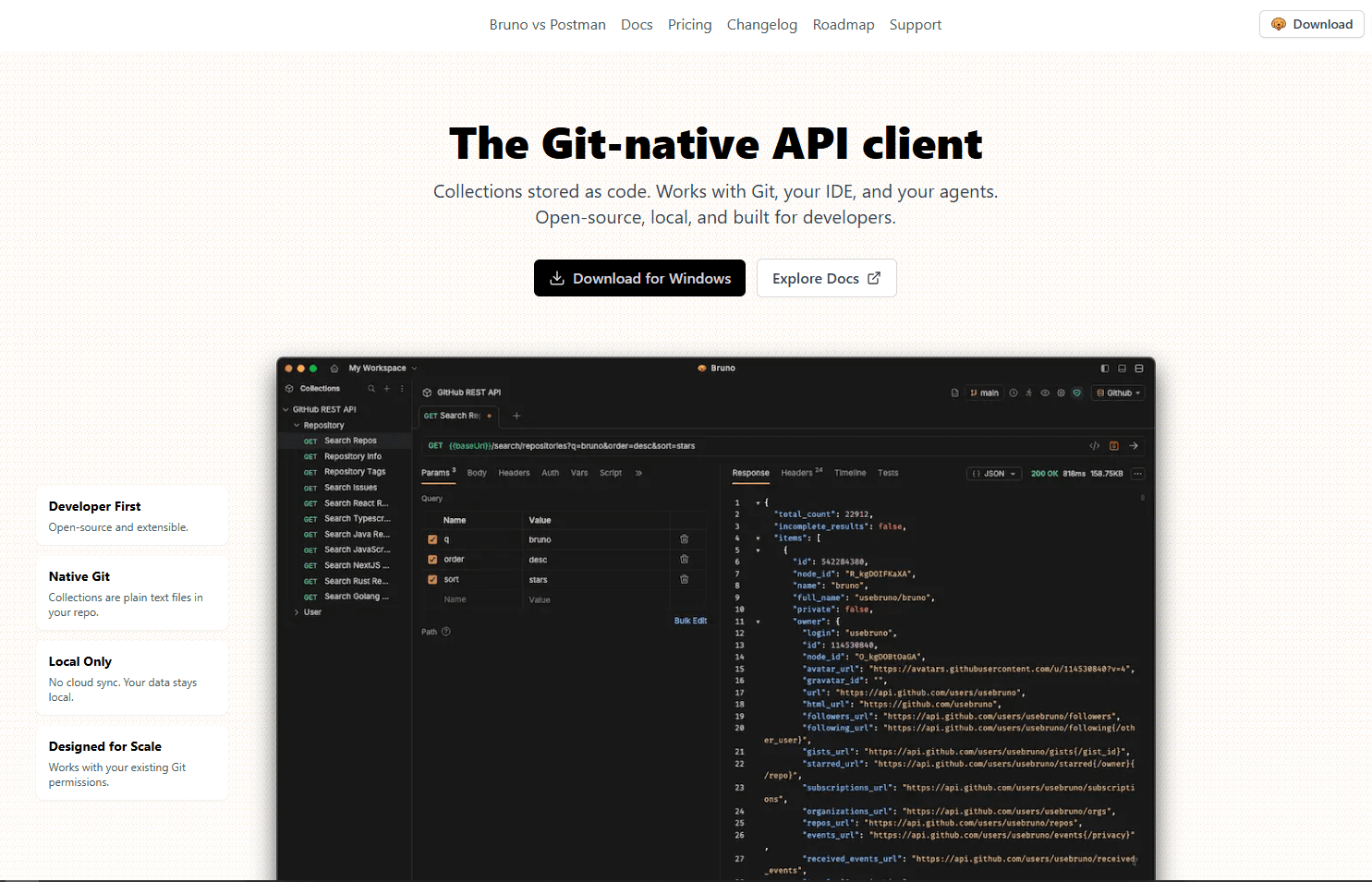 Bruno API Client Interface