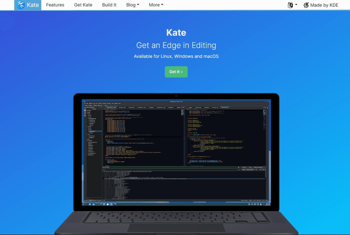Kate JSON Editor on Linux