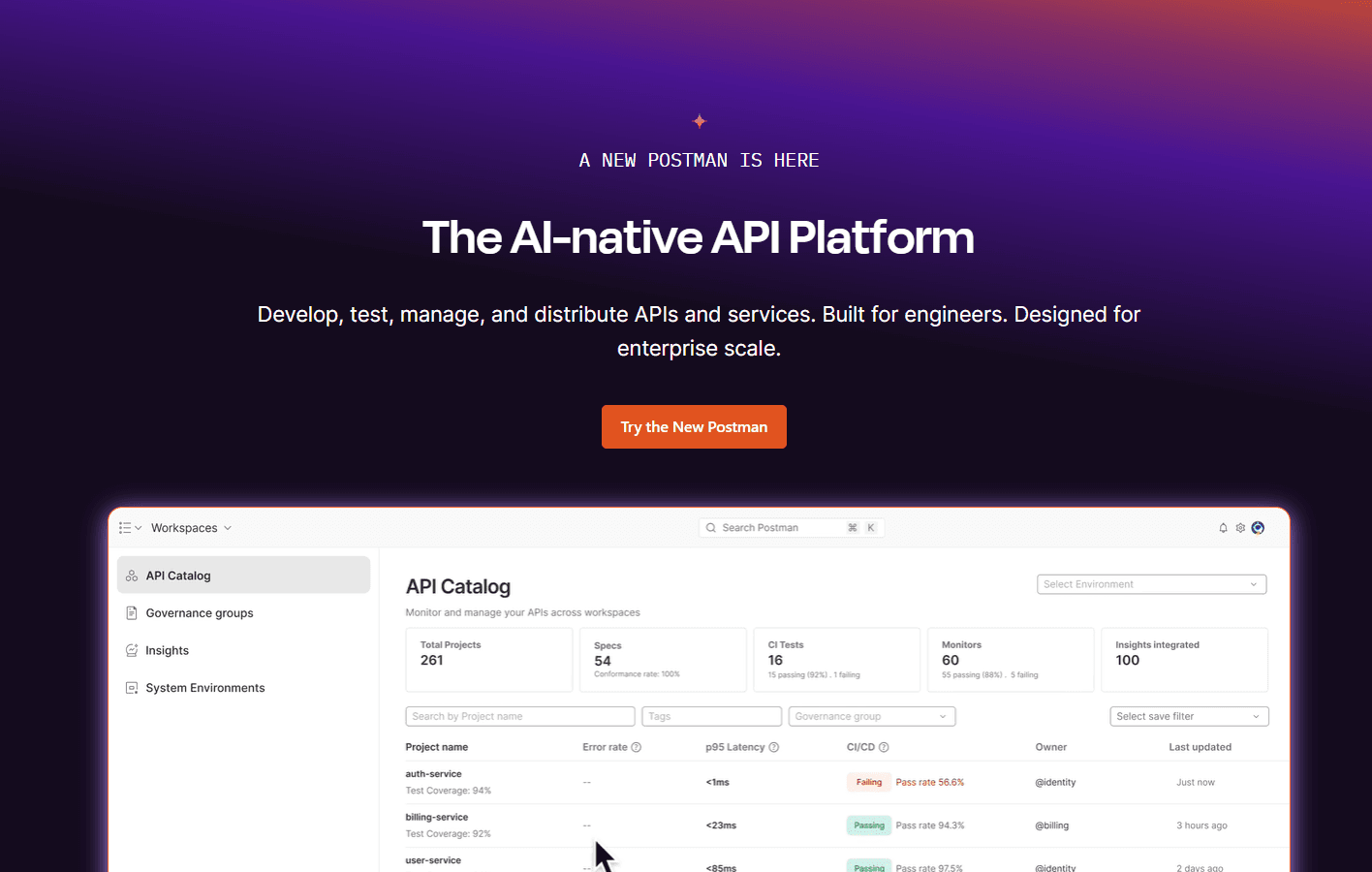 Postman API Client Interface