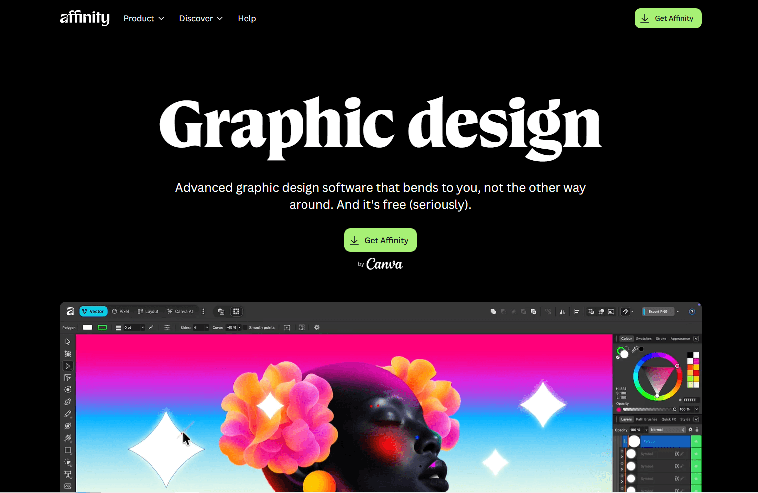 Affinity SVG editor on Mac