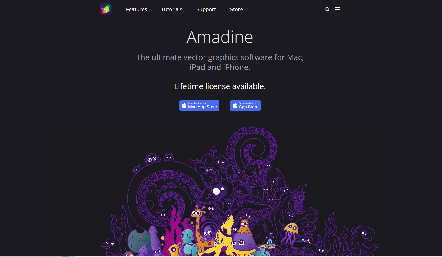 Amadine SVG editor on Mac