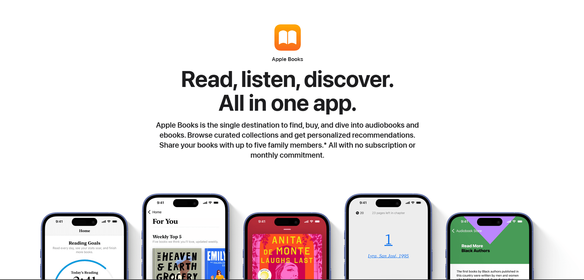 Apple Books on iOS
