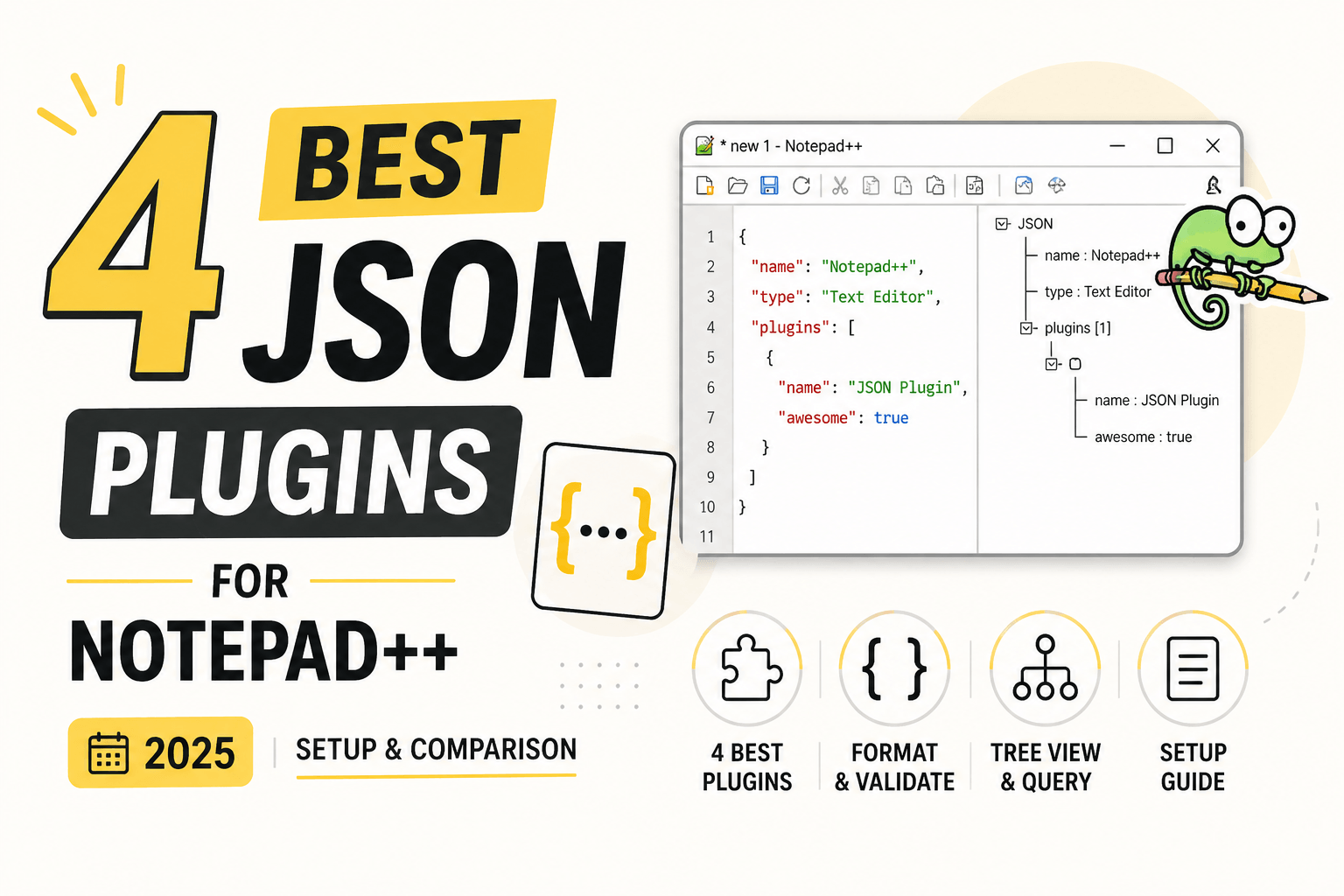 4 Best JSON Plugins for Notepad++ in 2026 (Setup & Comparison)