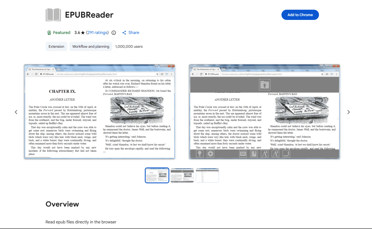 EPUBReader Extension