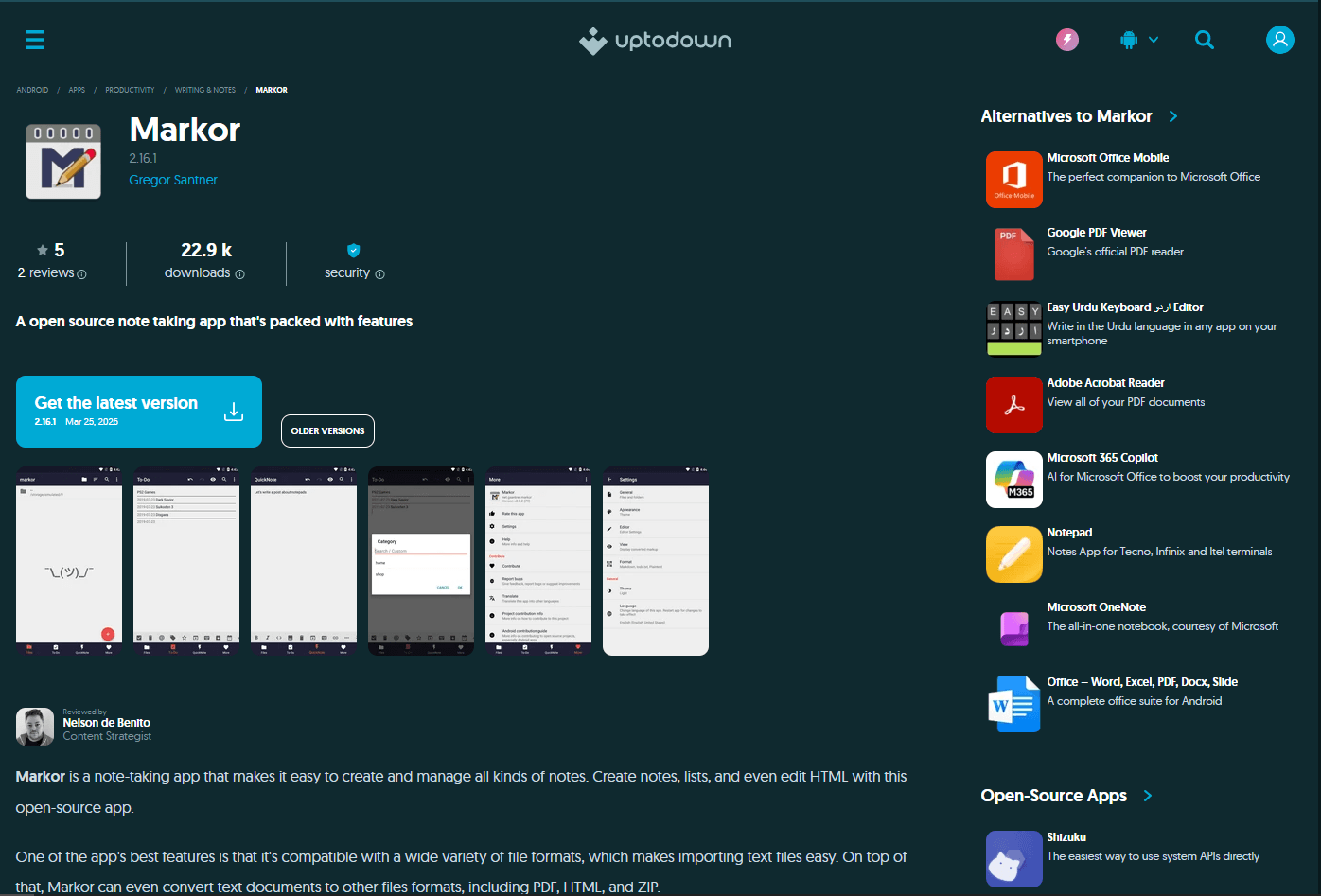 Markor on Android