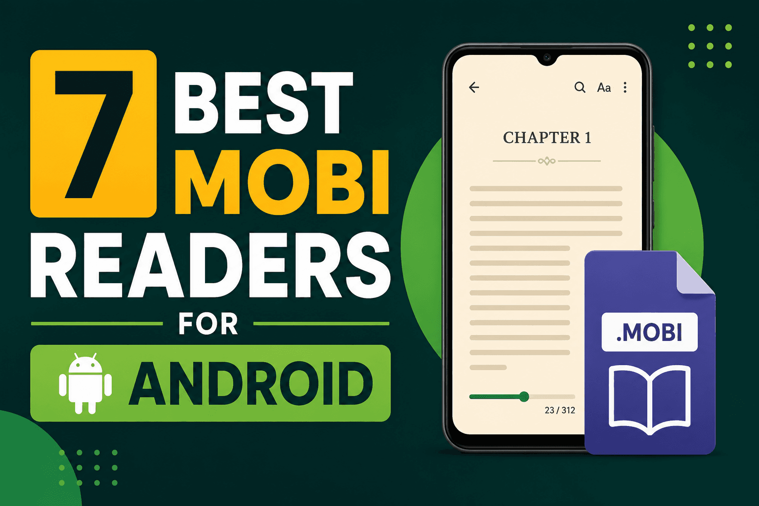 7 Best MOBI Readers for Android in 2026 (Free & Paid)