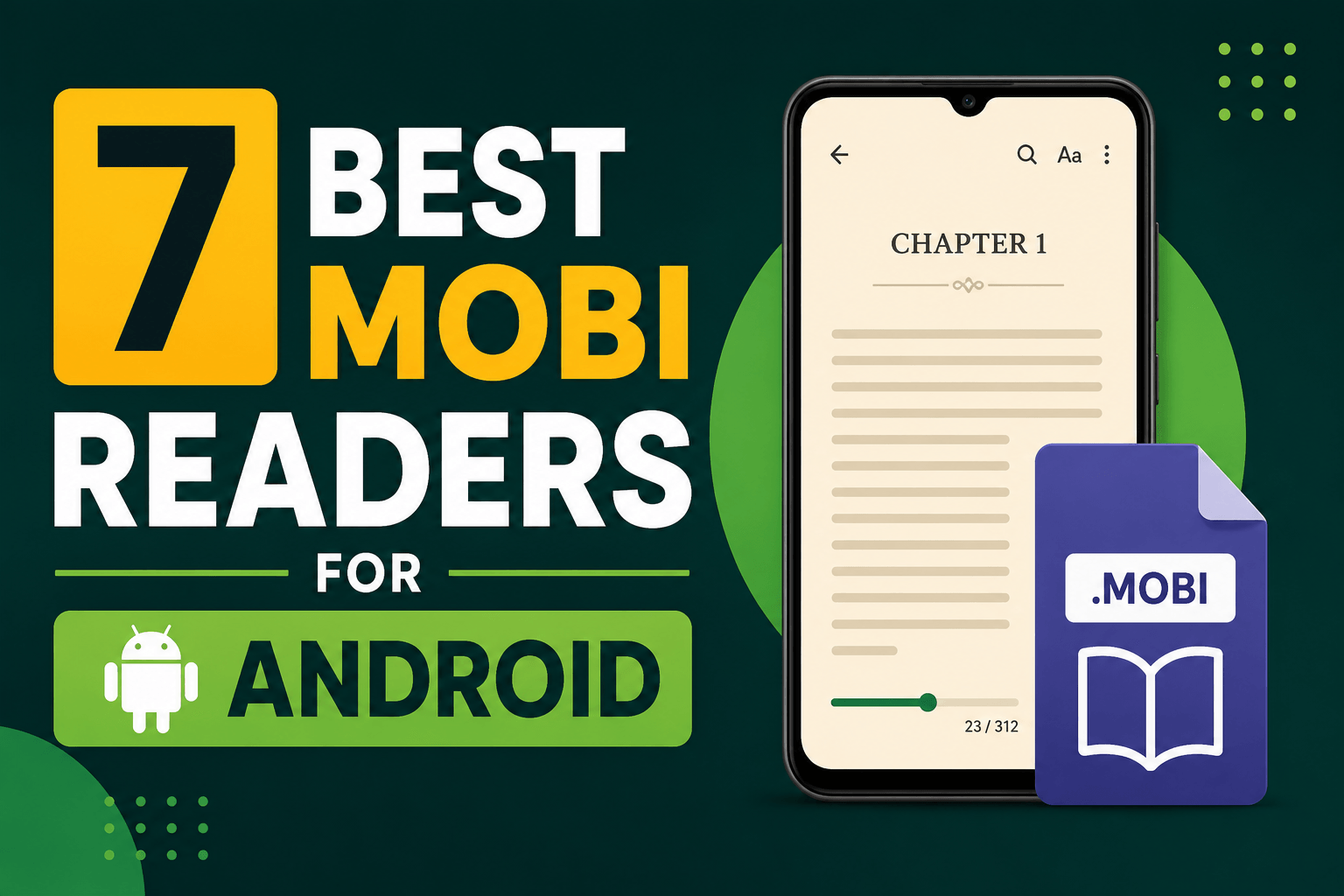 7 Best MOBI Readers for Android in 2026 (Free & Paid)