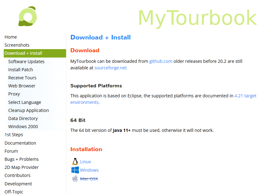MyTourbook analyzing a GPX activity on Windows