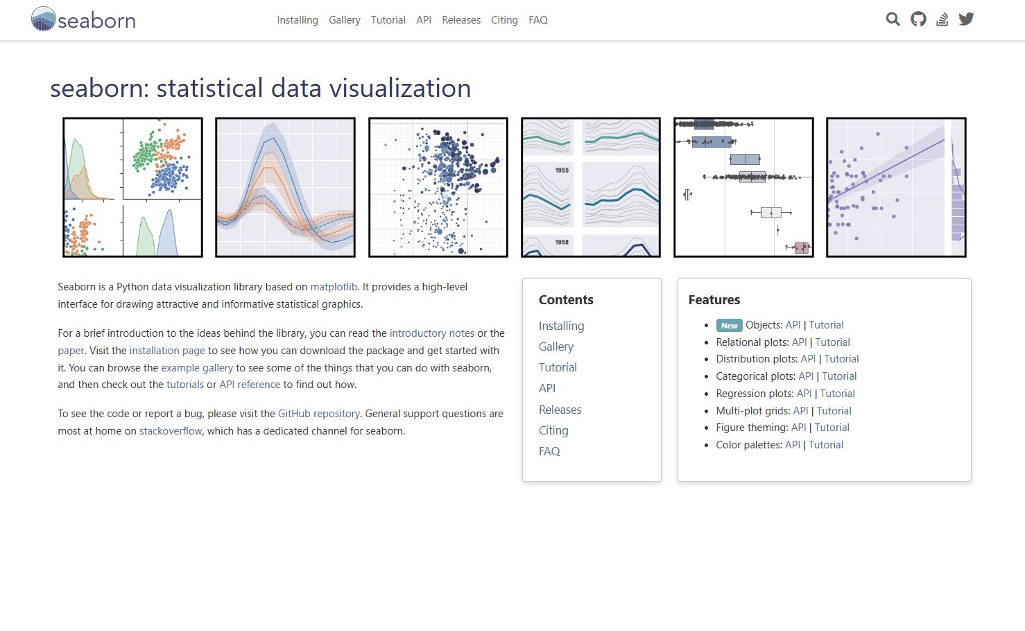 Seaborn statistical chart example in Python