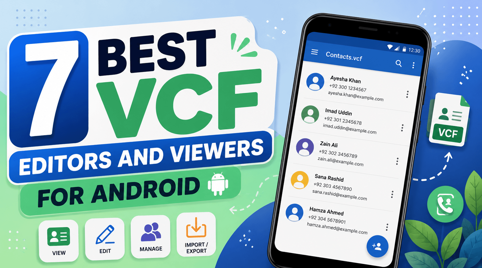 7 Best VCF Editors and Viewers for Android in 2026