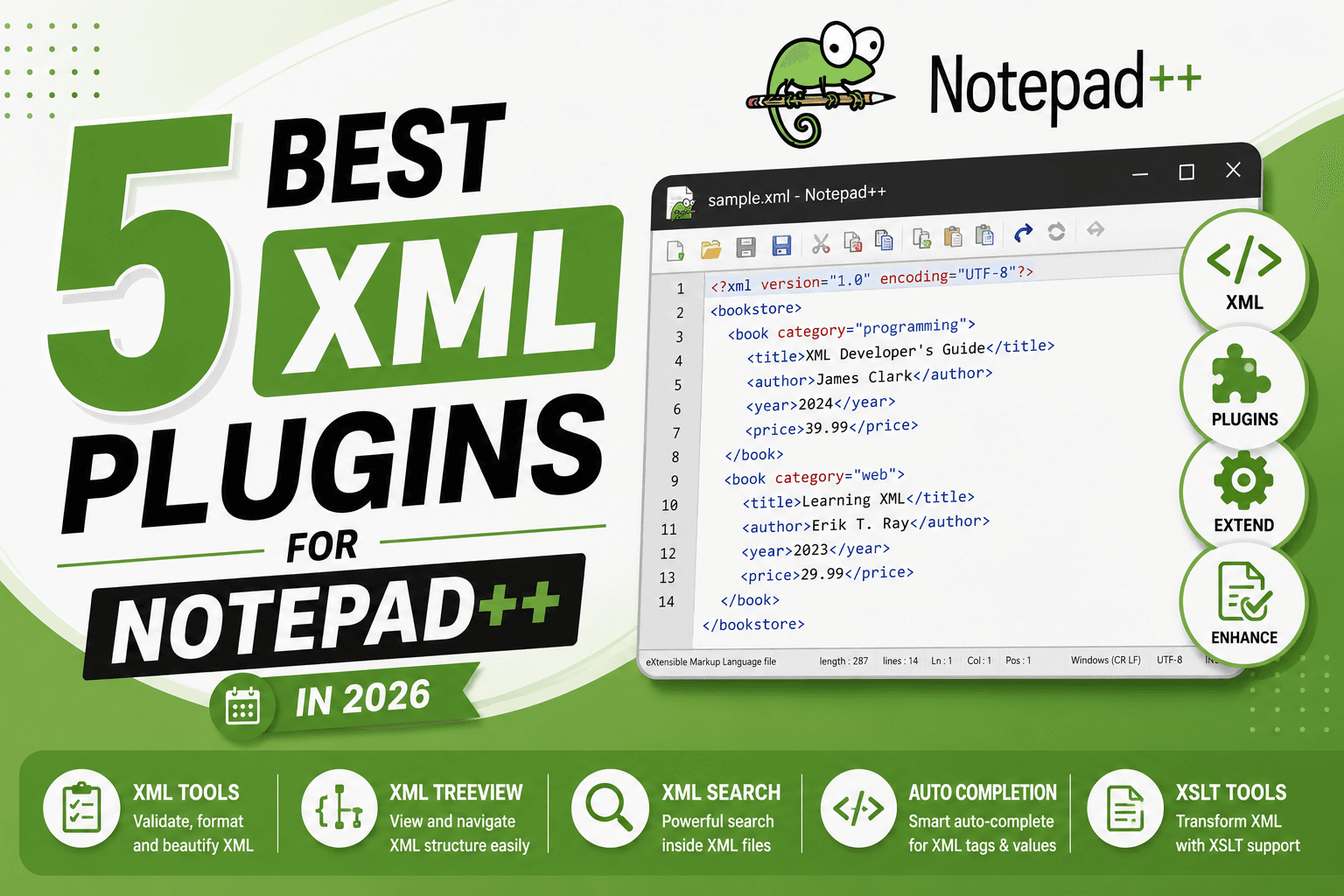 5 Best XML Plugins for Notepad++ in 2026 (Tested & Ranked)