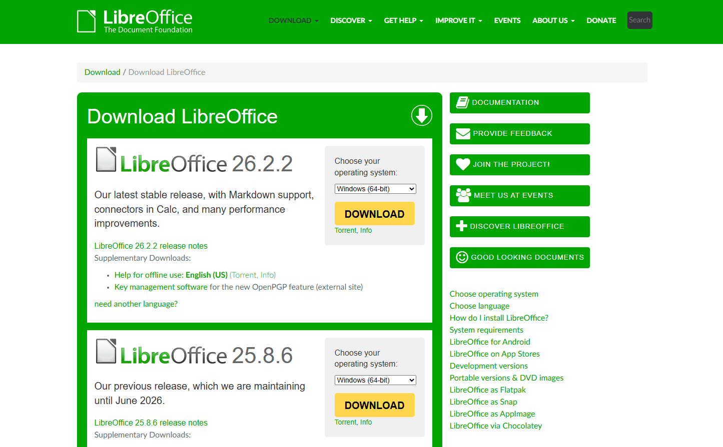 LibreOffice Calc CSV import on Windows
