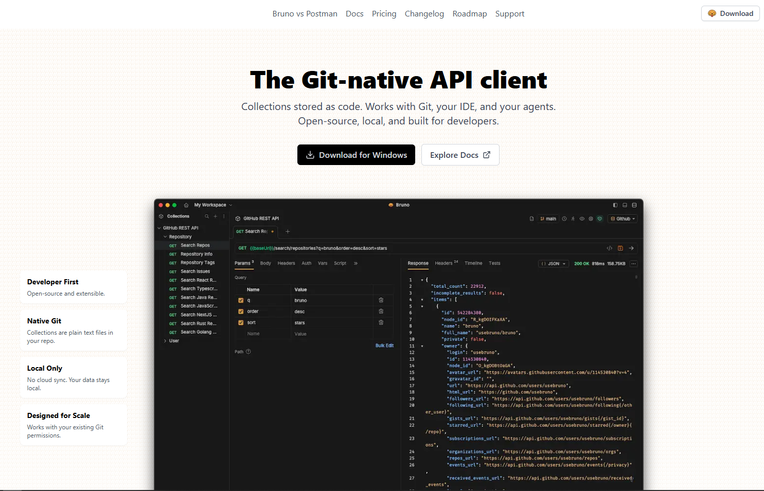 Bruno API Client Interface