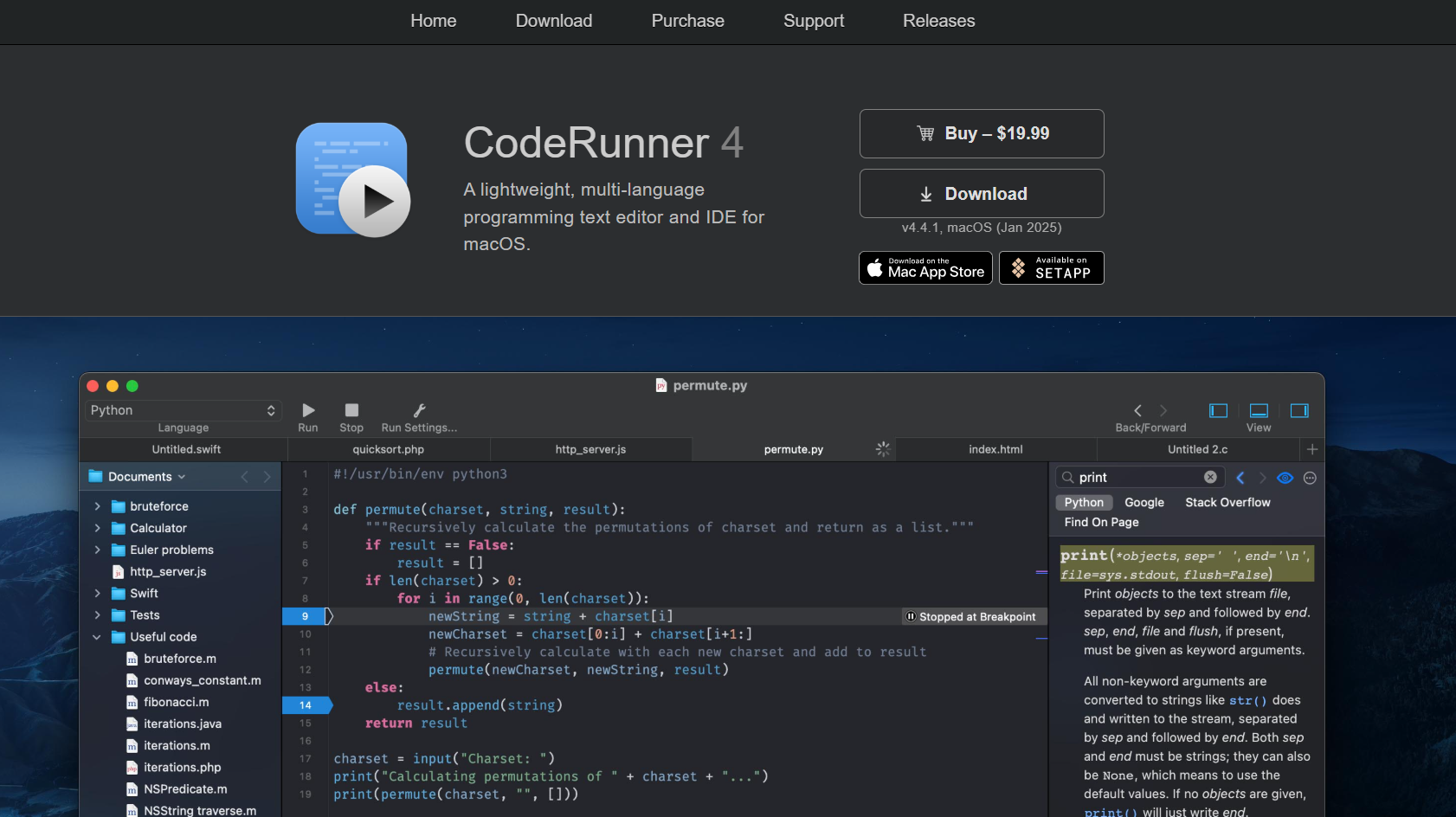 CodeRunner Editor Image