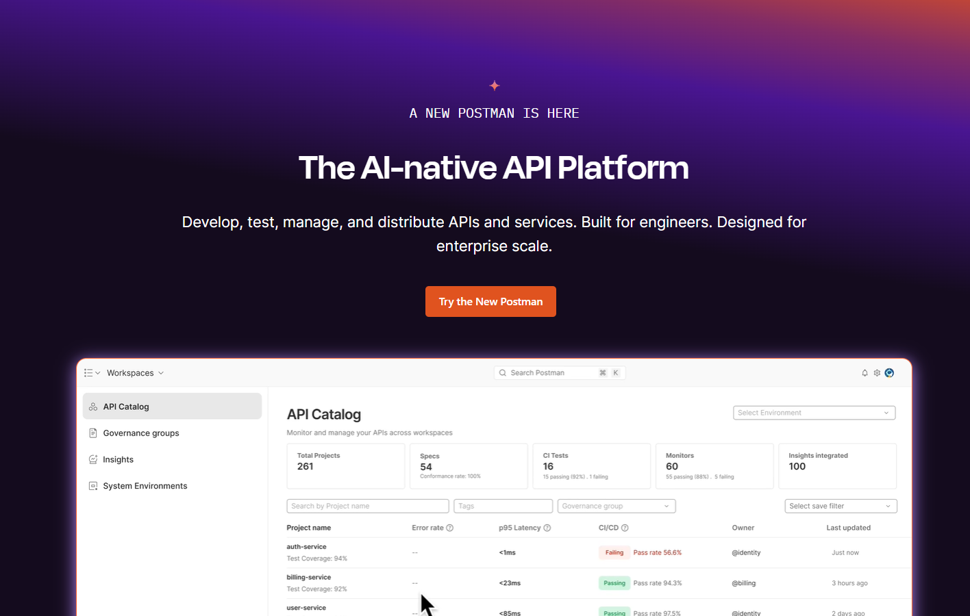 Postman API Client Interface