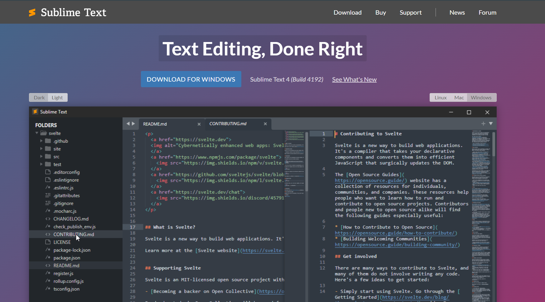Sublime Text Editor